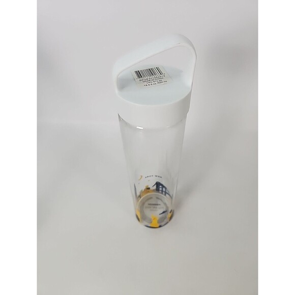 Starbucks You Are Here New York City 18.5 Oz Reusable Glass Water Bottle - Picture 4 of 11